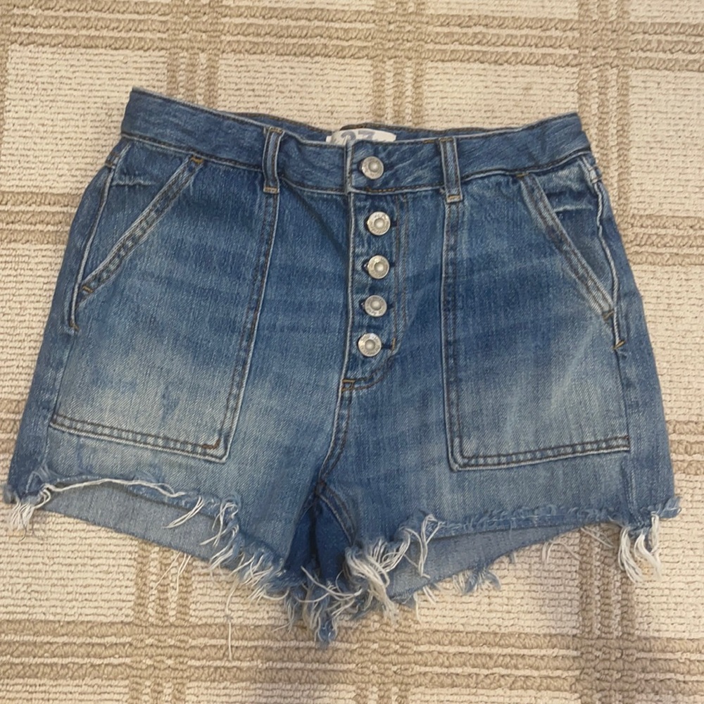 Free people denim shorts
